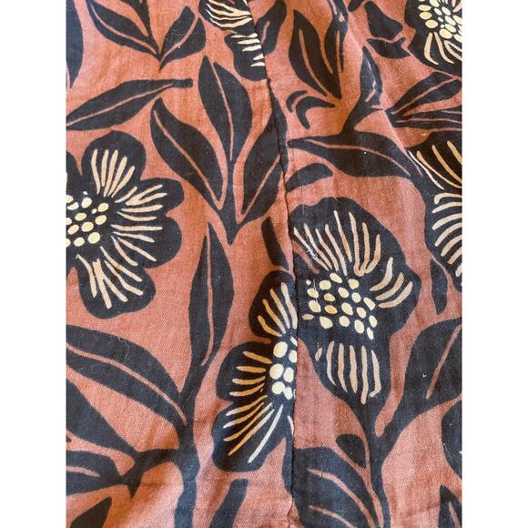 Free People Sweet Nothings Midi Boho Floral Smocked Top Spaghetti Strap Dress XS - Picture 6 of 16